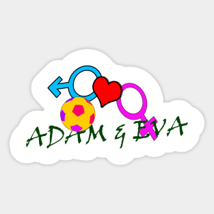 Adam i Eva Sticker